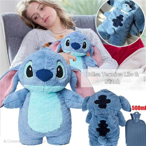 Bolsa de agua caliente peluche Stitch, Para Cólicos